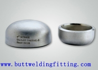 Seamless Stainless Steel Pipe 304 / 304L Schedule 40 Butt Weld Pipe Fitting Cap