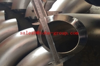 ASTM A815 1 1/2" 45 Degree Duplex Stainless Steel Pipe , UNS S32760 LR Seamless Elbow