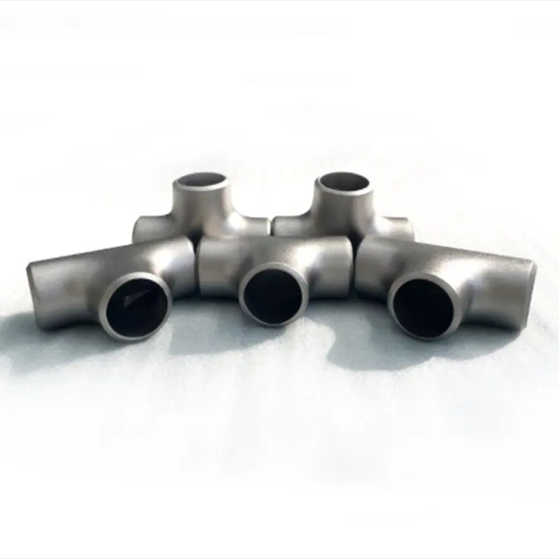 Customized Size Hastelloy C276 B366 WPHC276 Tee Butt Welding Pipe Fittings Nickel Alloy Unequal Equal Tee