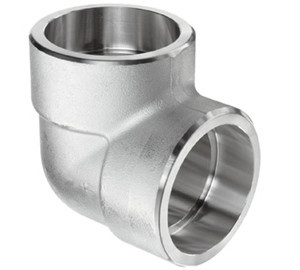 B366 WPNCI Inconel 600 Forged Pipe Fitting SCH80 90 Degree 1/8In High Pressure Socket Welding Elbow