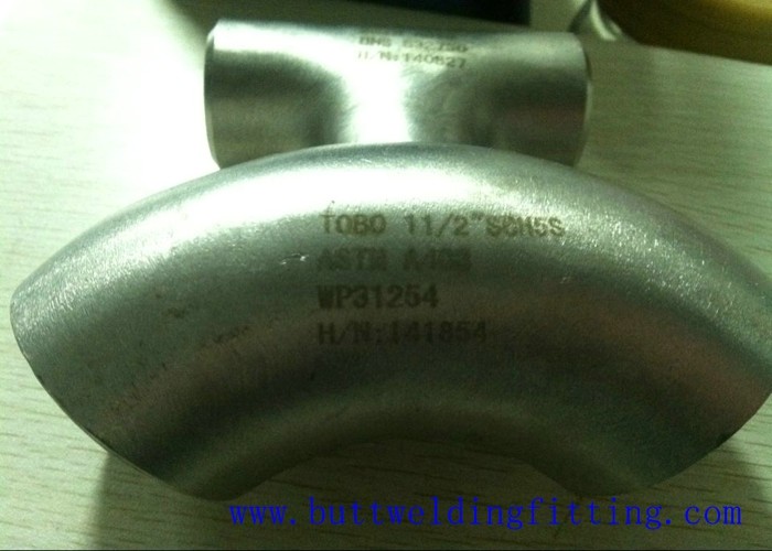 ASTM A815 UNS S32750 UNS S32760 Stainless Steel Elbow 45Deg / 90Deg Size 1/2-72 Inch