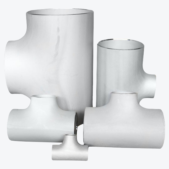 Tee Pengurang Butt Weld Fitting ASME B16.9 Ujung Miring Equal Tee 3 Arah 1