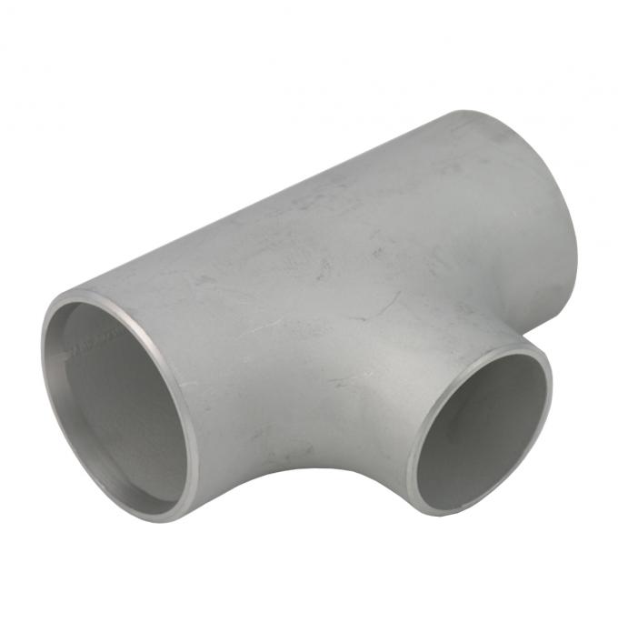 Tee Pengurang Butt Weld Fitting ASME B16.9 Ujung Miring Equal Tee 3 Arah 0