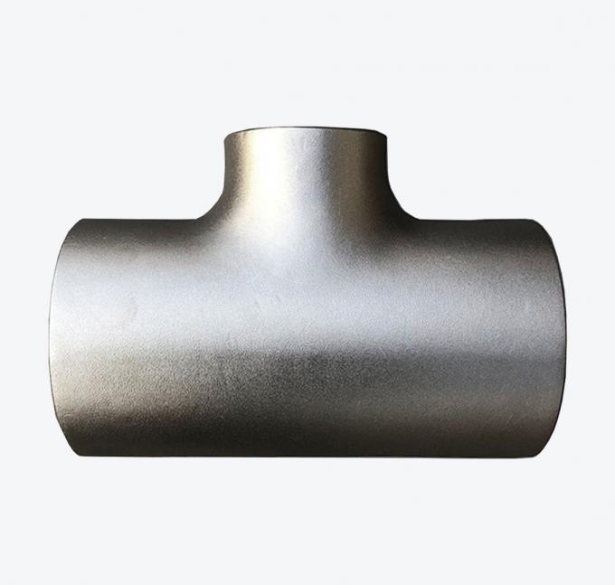 Tee Pengurang Butt Weld Fitting ASME B16.9 Ujung Miring Equal Tee 3 Arah 2