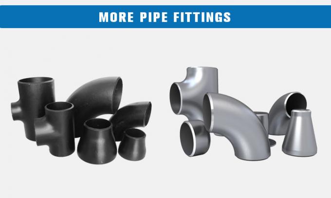 ASME B16.9 Pemasangan Pipa Tee Lurus Mulus SCH40 DN50 ASTM A234 WPB Butt Weld 3