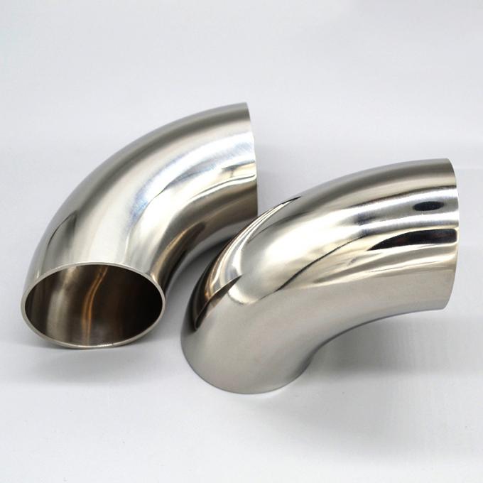 Fitting Pipa 90 Derajat siku stainless steel 4 inci sch40 radius panjang Siku 4