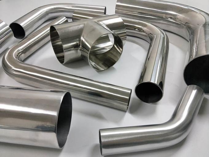 Pipa Siku Knalpot Stainless Steel 127mm 90 Derajat 5 Inci Disesuaikan 0