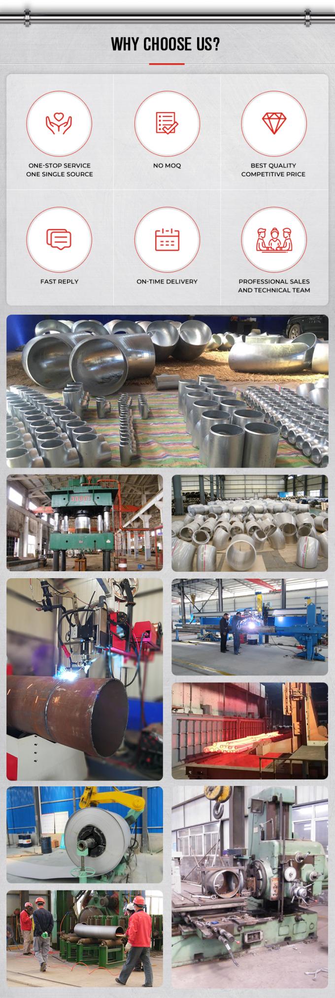 Dilas 1/2"-48" ASME B16.9 ASTM B366 Hastelloy B2 UNS N10665 AlloyB2 Barred Tee 2