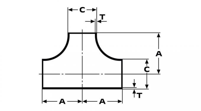 Stainless Steel Welded Tee untuk sistem pipa dan aplikasi industri dengan kualitas tinggi dan harga yang wajar 3
