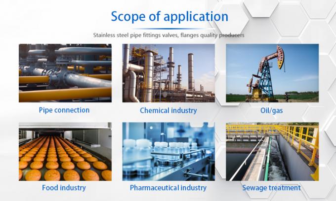 Baja tahan karat kustomisasi suhu tinggi Butt pengelasan pipa Fittings Stub End untuk pipa kopling 1