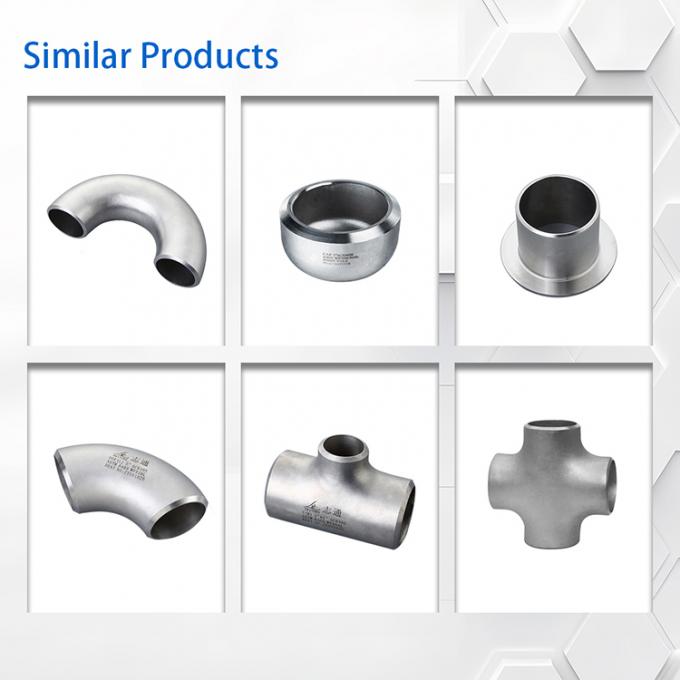 Baja tahan karat kustomisasi suhu tinggi Butt pengelasan pipa Fittings Stub End untuk pipa kopling 7
