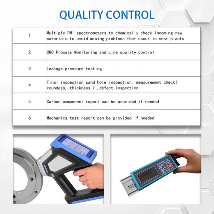 Baja tahan karat kustomisasi suhu tinggi Butt pengelasan pipa Fittings Stub End untuk pipa kopling 9