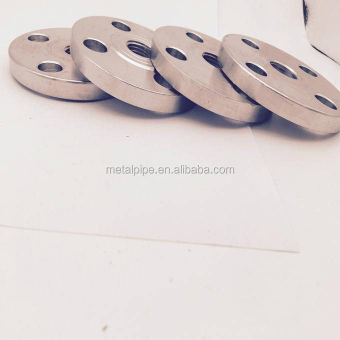 1-1/2" TH RF 150LB Slip pada Flange 316L Raised Face TH Flange ANSI B16.5 Threaded Flange 0