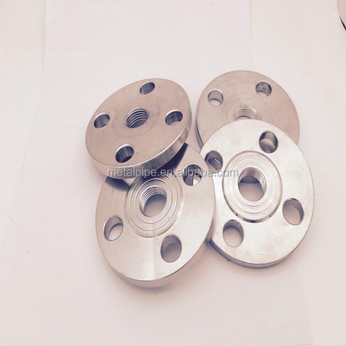 1-1/2" TH RF 150LB Slip pada Flange 316L Raised Face TH Flange ANSI B16.5 Threaded Flange 1