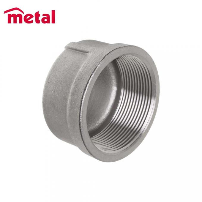 Fittings pipa casting stainless steel berkualitas tinggi dengan tutup bulat berujung 0