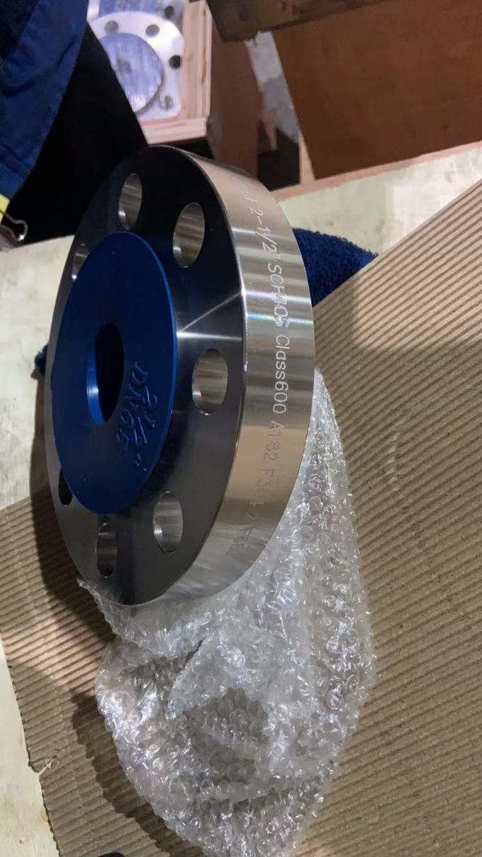 Fitting pipa logam Flange tempa WN RF 300 LBS ASME B16.5 SA-182 F 316/316L SCH 40S DN 24 Fitting baja tahan karat 1