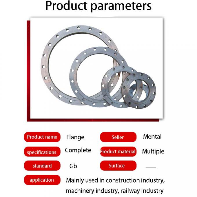 METAL CHINA WN SO BL Aluminium Flange Stainless / Carbon Steel Pipe dengan ujung flange 3