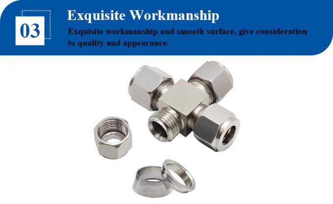 Stainless Steel WP304L WP316L Sama Tee SCH STD Threaded Tee 2