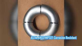ASTM A403 WP321 Tikungan Kembali 180 Derajat Sesuai NACE