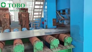 Proses perataan pelat baja tahan karat canai panas