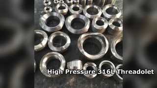 Threadolet Baja Tahan Karat 316L Premium Bersertifikat ASME