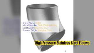 Perlengkapan Pipa Siku Stainless Steel 304 316L yang tahan lama