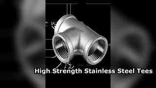 Pemasangan Industri Tee Las Butt Stainless Steel Mulus