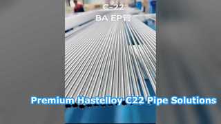 Pipa Hastelloy C-22 EP/BA
