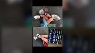 90° LR Siku 1" Sch80 A403 WP316L | Pemasangan Pipa Baja Tahan Karat