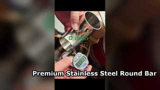 Baja Tahan Karat Premium 304 316 Batang Bulat Kelas Industri