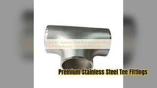 Perlengkapan Tee Las Butt Stainless Steel 304 316L yang tahan lama