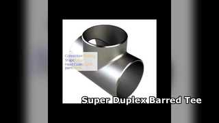 Tee Berbatang Baja Super Dupleks ASME B16.9 Kinerja Tinggi