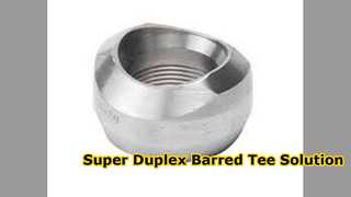 Tee Berbatang Baja Super Dupleks 6 Inci SCH80 ASME B6