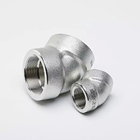Free Sample Stainless Steel Pipe Fittings 45 Degree Forged Elbow 3000# NPT Threaded Elbows