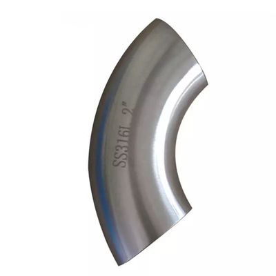 Water Fitting 3" Curved Tube Elbow ASTM A40345 Stainless Steel 90 Degree Elbow Quick Reverse Osmosis Connector