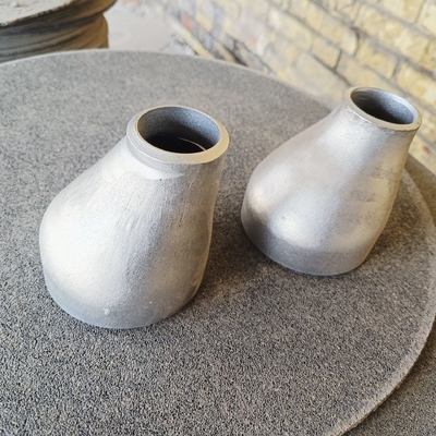 Polished Stainless Steel Reducer Round Head Design For Seamless Welded Connection