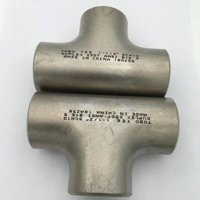 ASTM A403 WP316L Stainless Steel Reducing Tee Butt Weld ASME B16.9 1/2" to 24" SCH40S Low Carbon Seamless