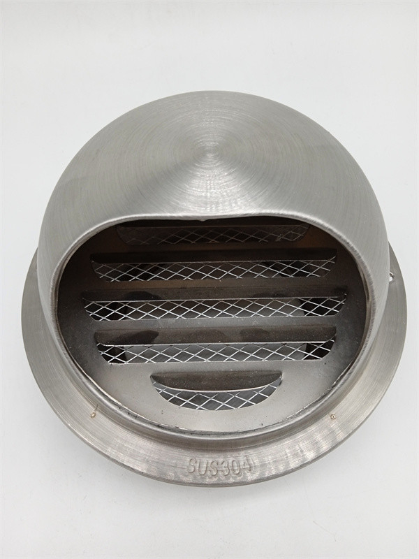 Wall Vent Cap 5inch Round Covers Vent Ventilation Grill 304 Stainless Steel