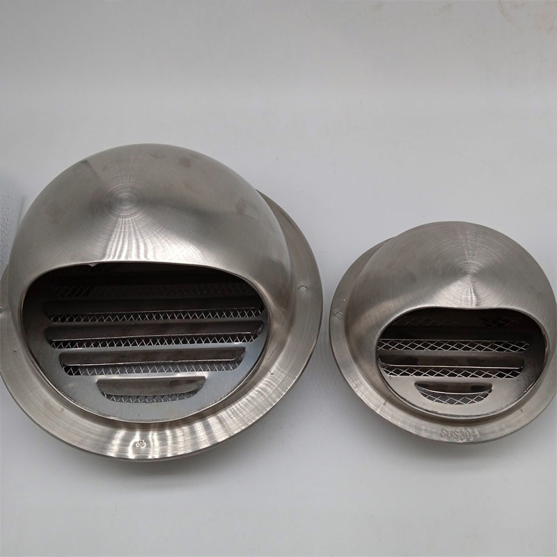 Wall Vent Cap 3Inch Round Covers Vent Ventilation Grill 304 Stainless Steel