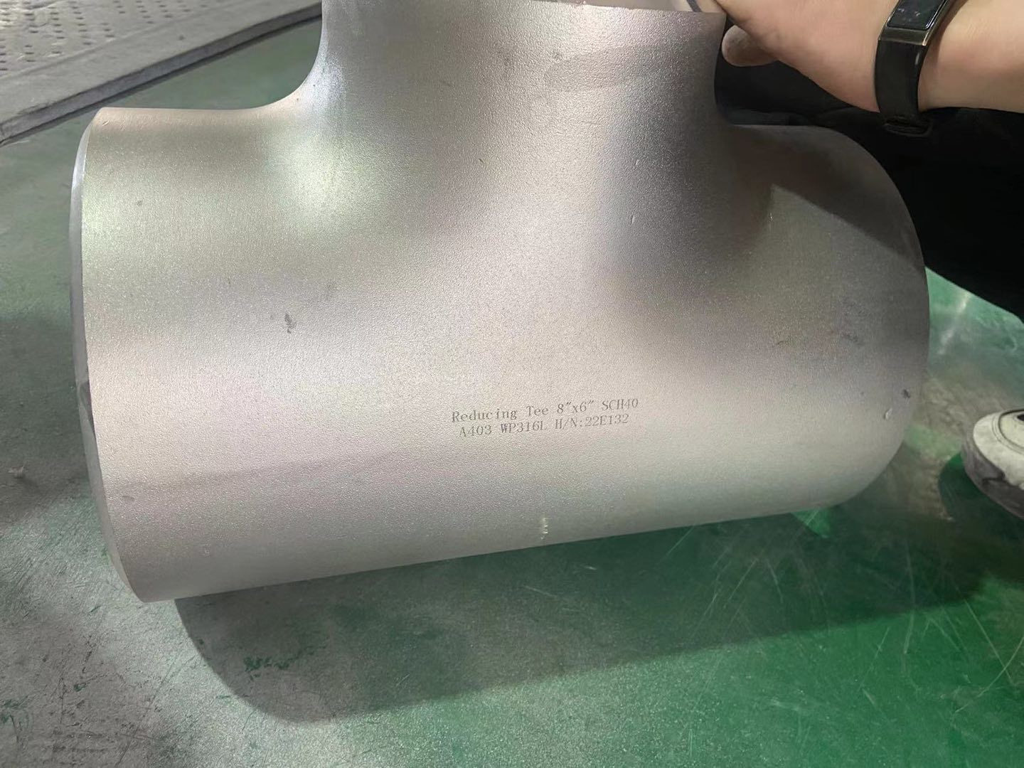 Socket Stainless Steel Tee UNS S30400 Sch80 3/4 Inch Equal Tee Forged Fittings