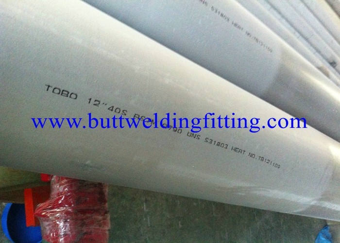 15 - 300 mm SMLS , ASME B36.19 Duplex Stainless Steel Pipe 18 