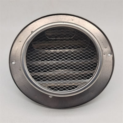 Seamless Stainless Steel Pipe Wall Vent Round Covers 1 Inch 321 Stainless Steel Vent Ventilation Grill