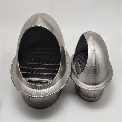 4 Inch Wall Covering Decoration Outside Ventilation Rain Dryer Vent Cover