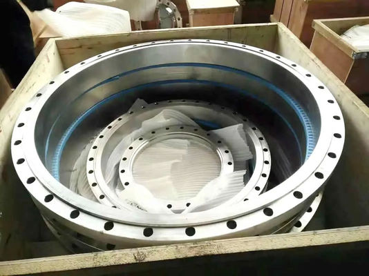 Amercial standard large dimension weld neck carbon steel forged flange