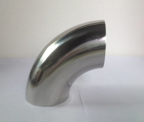Stainless Steel 316SS 304SS Butt Welding Pipa Mulus Pemasangan Siku Radius Panjang 90 Derajat
