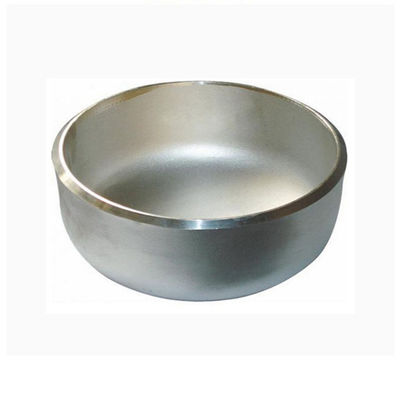 Stainless Steel Welded Head Polished Thickened Stamped Pipe Cap Wide Application Range