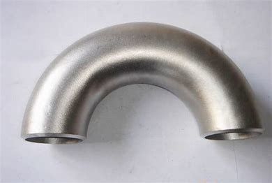 304 Butt Pengelasan Stainless Steel Pipe Fitting 180 derajat siku