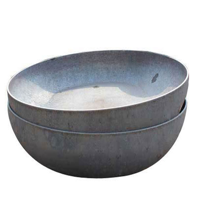 Customized Welded Stainless Steel Round Pipe Caps with Polished Surface and ASME Standard