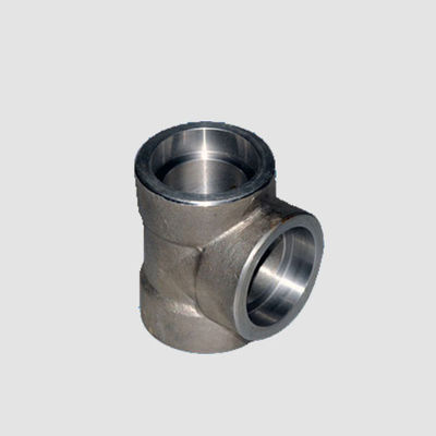 Asme B16.9 Schedule 40 Steel Pipe Fittings Socket Weld Tee Stainless Steel Equal Tee 304/316