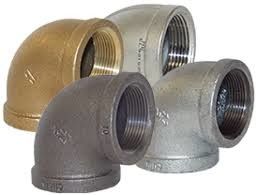 90 Degree Elbow Stainless Steel Pipe Fittings Double Internal Threaded Tube Connector